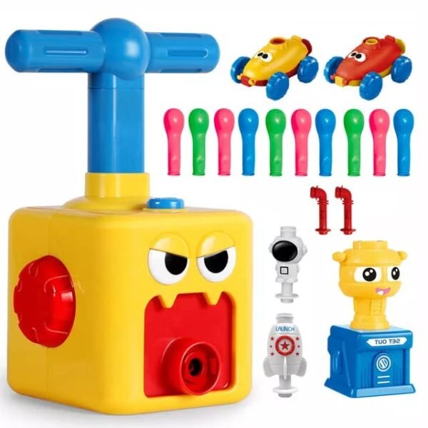 Cable World Balloon Launcher for Kids, Power Balloon Car Toy for Kids
