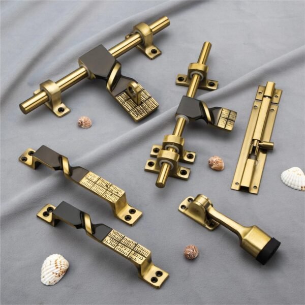 Alley Aluminium Single Door Fittings Set | Hardware Accessories Kit